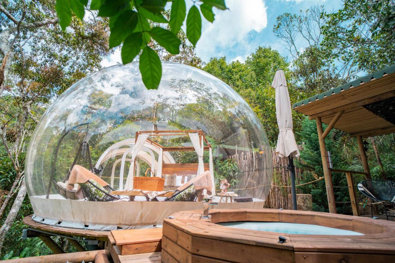 Bubblesky Glamping Guatape Hotel Exterior photo